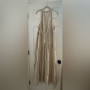 LC Lauren Conrad striped maxi dress